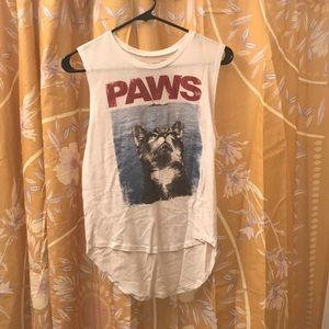 Paws muscle tee